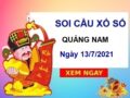 thống kê XSQNM ngày 13/7/2021 chốt số Quảng Nam 