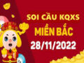 thống kê XSMB thứ 2 ngày 28/11/2022 chính xác nhất