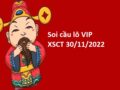 Soi cầu lô VIP XSCT 30/11/2022 hôm nay