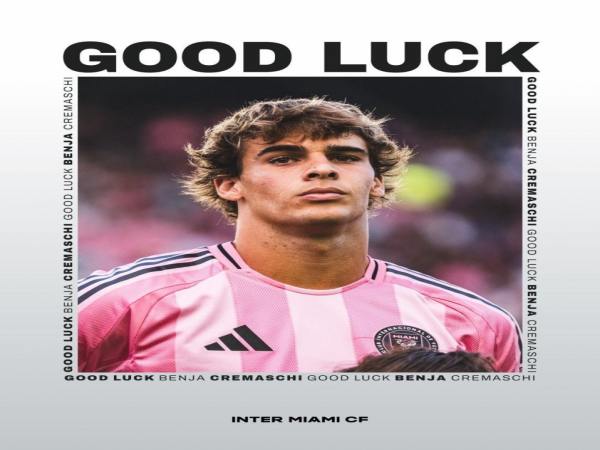 Chuyển nhượng BĐ: Benjamin Cremaschi chia tay Inter Miami