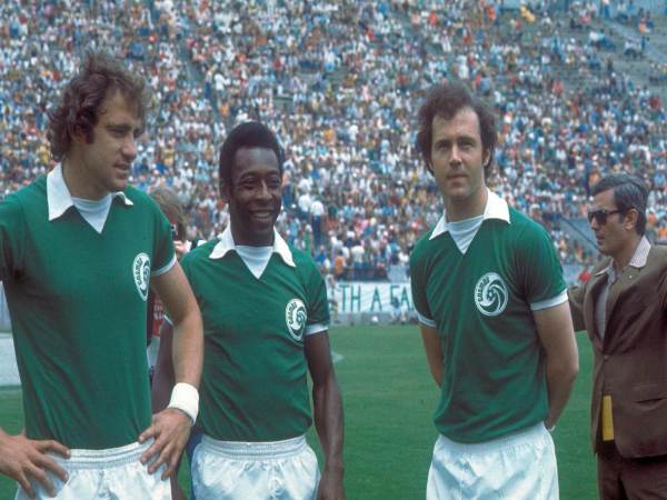 Beckenbauer trong màu áo New York Cosmos