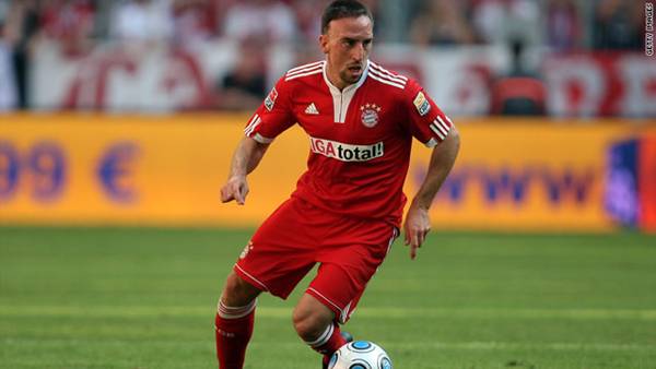 Số áo Ribery Bayern